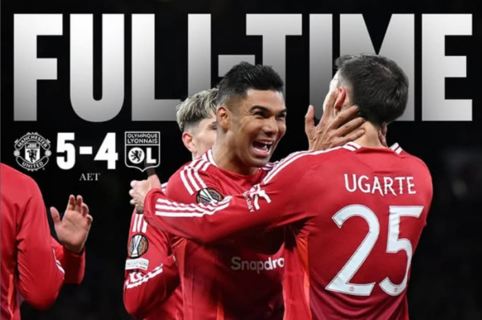 Manchester United Menang Dramatis 5-4 atas Olympique Lyon di Old Trafford