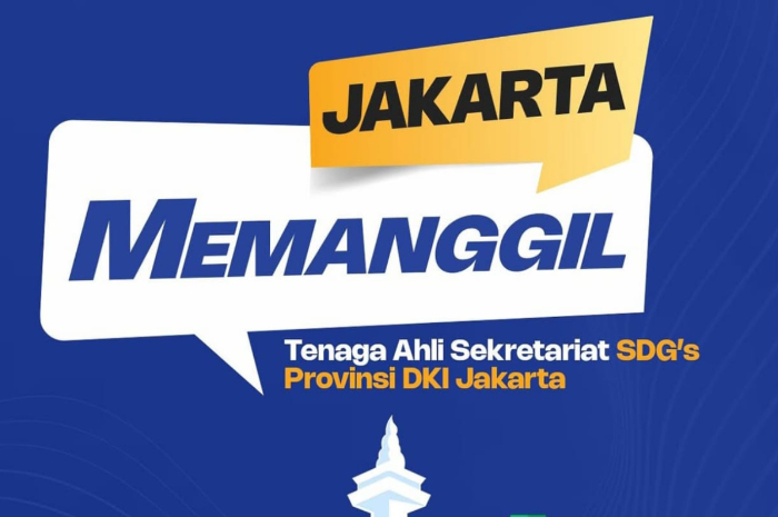 Bappeda Jakarta Buka Lowongan Tenaga Ahli Sekretariat SDGs 2025