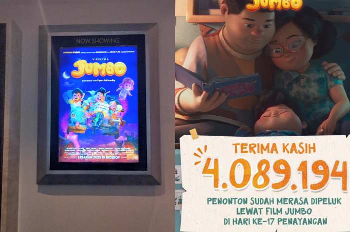 Film animasi JUMBO telah ditonton lebih dari 4 juta orang