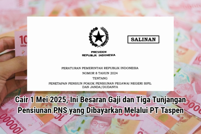 Ilustrasi gaji dan tunjangan pensiunan PNS