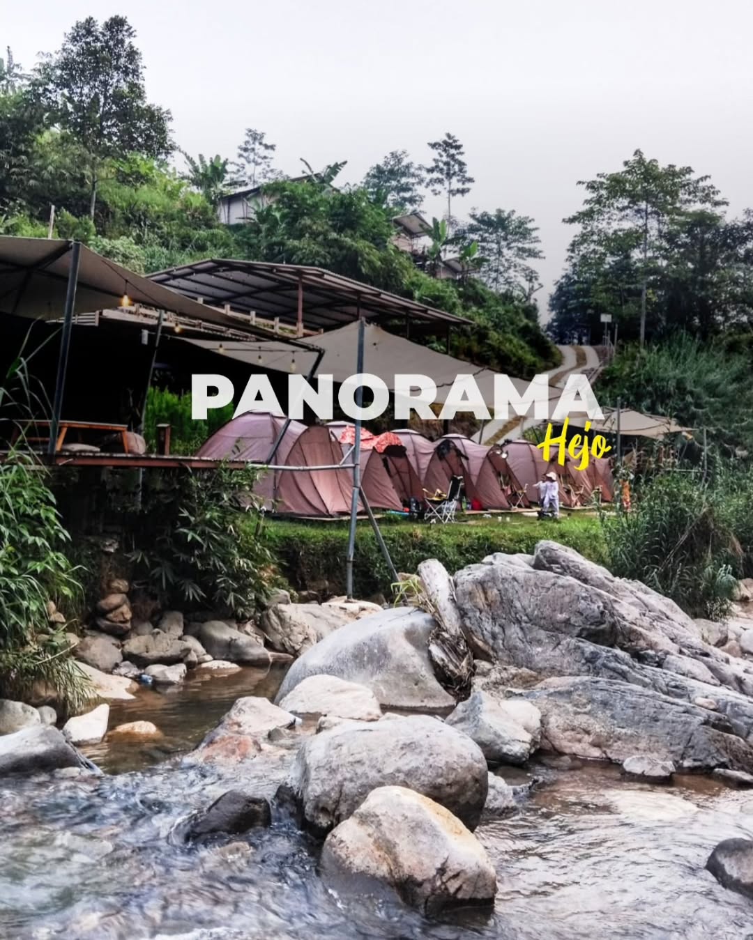 Suasana Panorama Hejo di kawasan Sentul Bogor