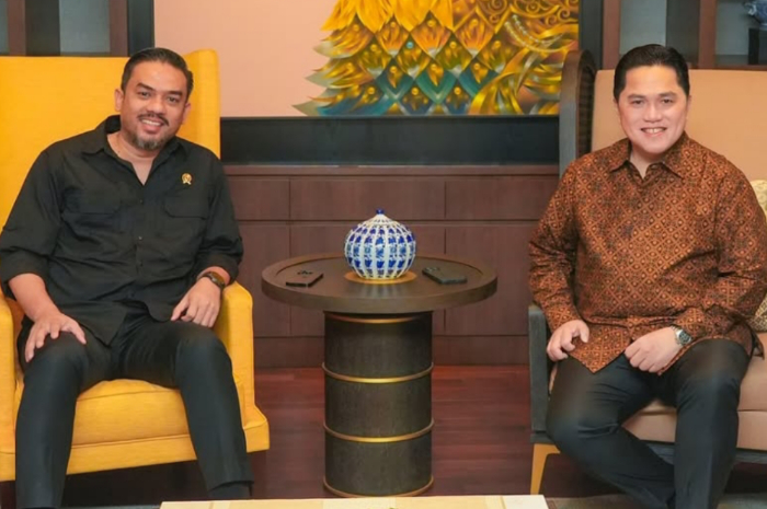 Erick Thohir dan menteri UMKM bahas umkm agar bisa naik kelas