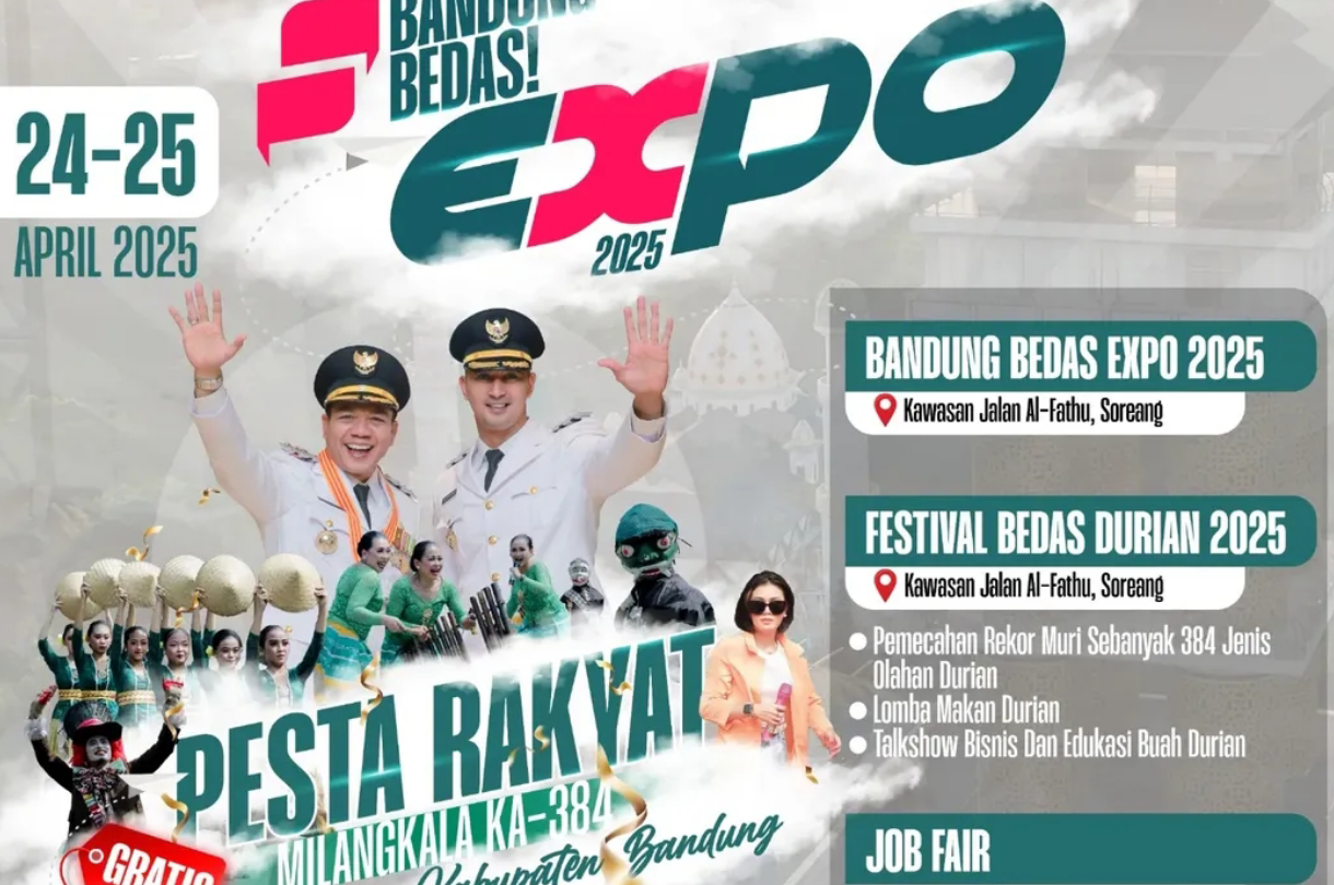 Milangkala ke-384 Kabupaten Bandung akan digelar pesta rakyat.