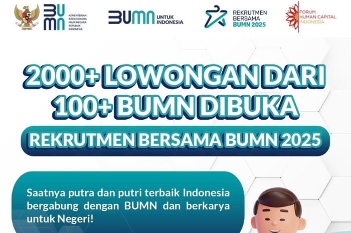 Pengumuman Rekrutmen Bersama BUMN 2025.