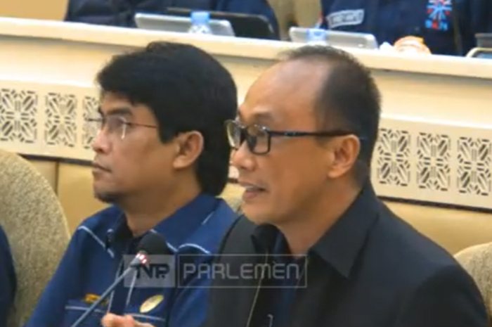 Kepala BKN Zudan Arif Fakrulloh saat menghadiri rapat kerja bersama Komisi II DPR RI.&nbsp;