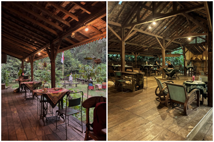Suasana Rumah Kopi Ranin di kawasan Dramaga Bogor