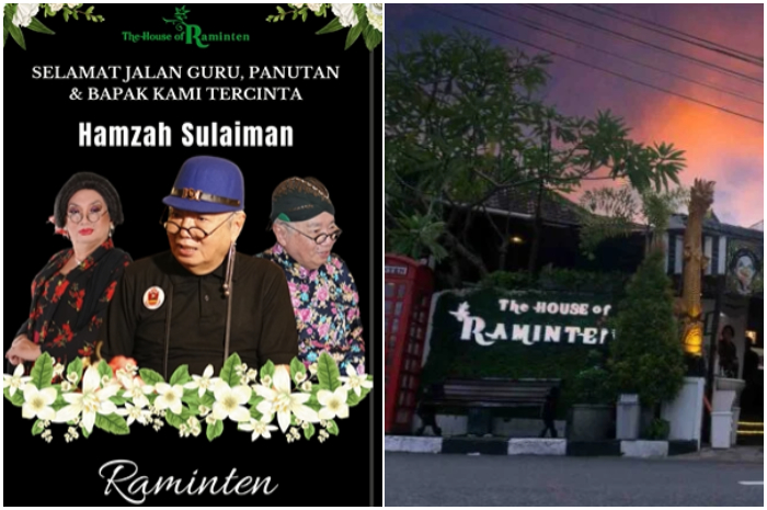 Pendiri The House of Raminten, Hamzah Sulaiman meninggal dunia.