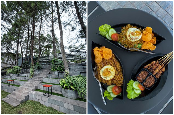Sudut Lenggah Coffee and Eatery di kawasan Megamendung, Bogor.