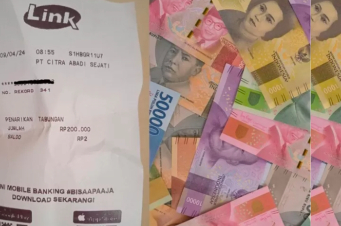 Ilustrasi dana bansos PKH yang terpantau sudah cair di rekening KPM
