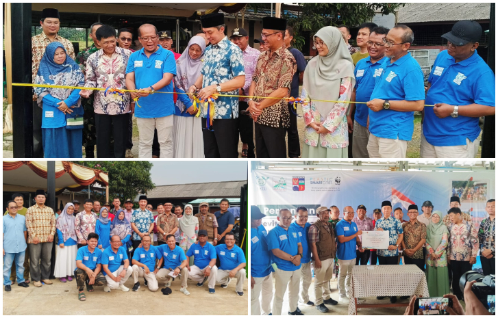 Wali Kota Kota Bogor saat peresmian revitalisasi TPS 3R Katulampa di Mutiara Bogor Raya, Katulampa, Bogor Timur, pada Sabtu (26/4/2025).