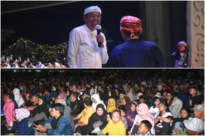 Gubernur Jawa Barat Dedi Mulyadi hadir dalam&nbsp;perayaan&nbsp;Hari Jadi ke-447 Kabupaten Sumedang.