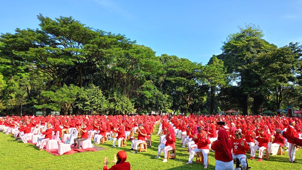 Gelaran Jalan Pagi Sehat (JAPAS) dan Latihan Bersama Gabungan (LATBERGAB) BioEnergyPower (BEP), yang diinisiasi Himpunan Alumni IPB University (HA IPB) bekerja sama dengan Komunitas BEPers Indonesia.