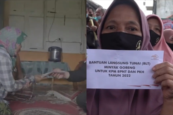 Ilustrasi penyaluran dana bansos untuk KPM