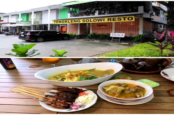 Tengkleng Solowi Resto yang menyediakan masakan Jawa dan berbagai masakan Nusantara lainnya