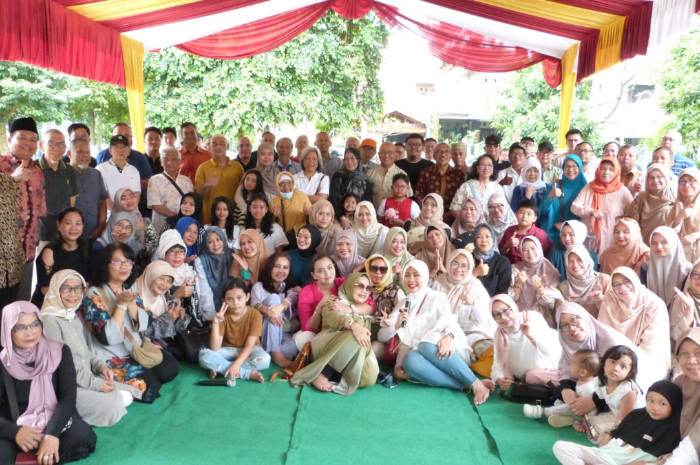 Halal bihalal warga RT 01 RW 11 Bukit Cimanggu City (BCC), Cibadak, Tanah Sareal, Kota Bogor.