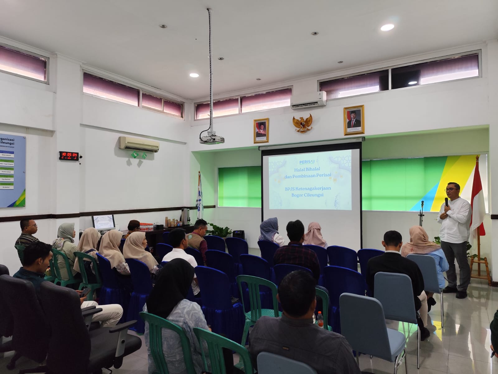 BPJS Ketenagakerjaan Bogor Cileungsi kembali melakukan pembinaan Agen Perisai.