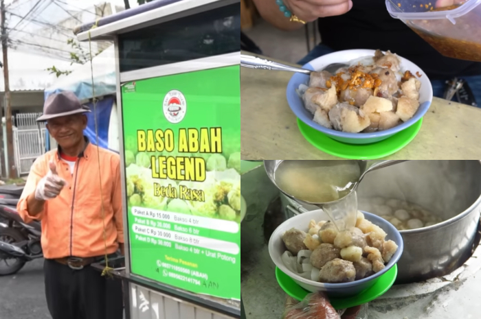 Bakso Abah Legend yang lagi viral di Jakarta Barat