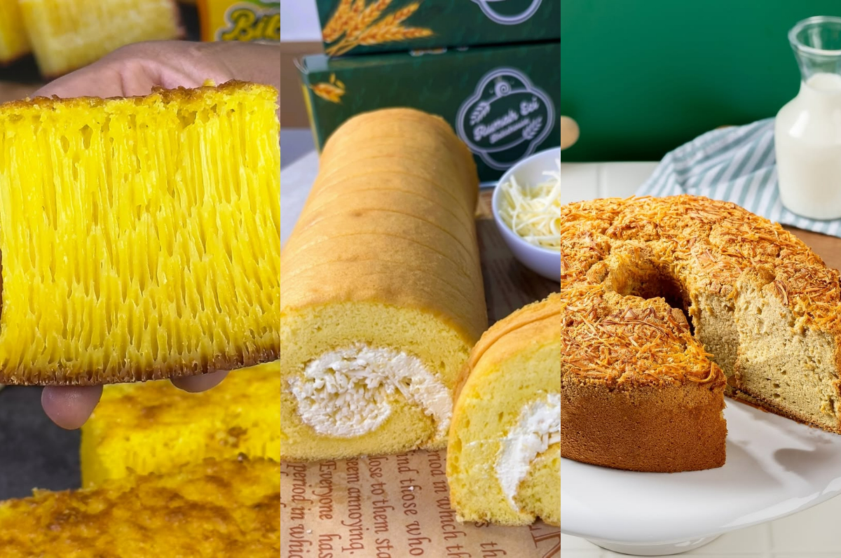 Rumah Eci Bakehouse Bogor jual bika ambon lezat asli Medan.