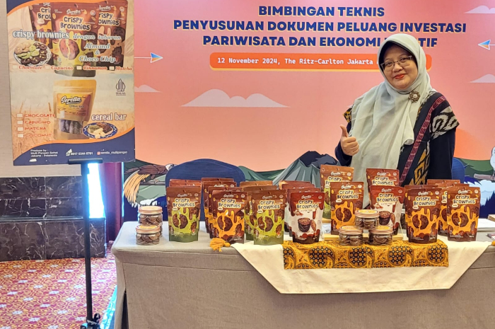 Jelita Puspa Agustin, pemilik UMKM multi pangan sehat Serela Food di Kalideres, Jakarta Barat, merasakan dampak kehadiran LinkUMKM.
