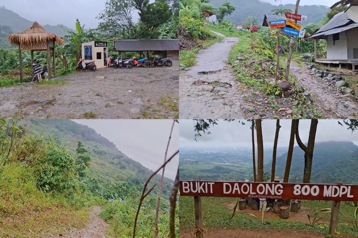 Hiking ke Bukit Daolong Sentul, cocok untuk pemula.