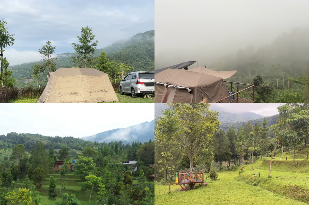Kencana Mandira Camping Ground di Cidahu, Sukabumi.