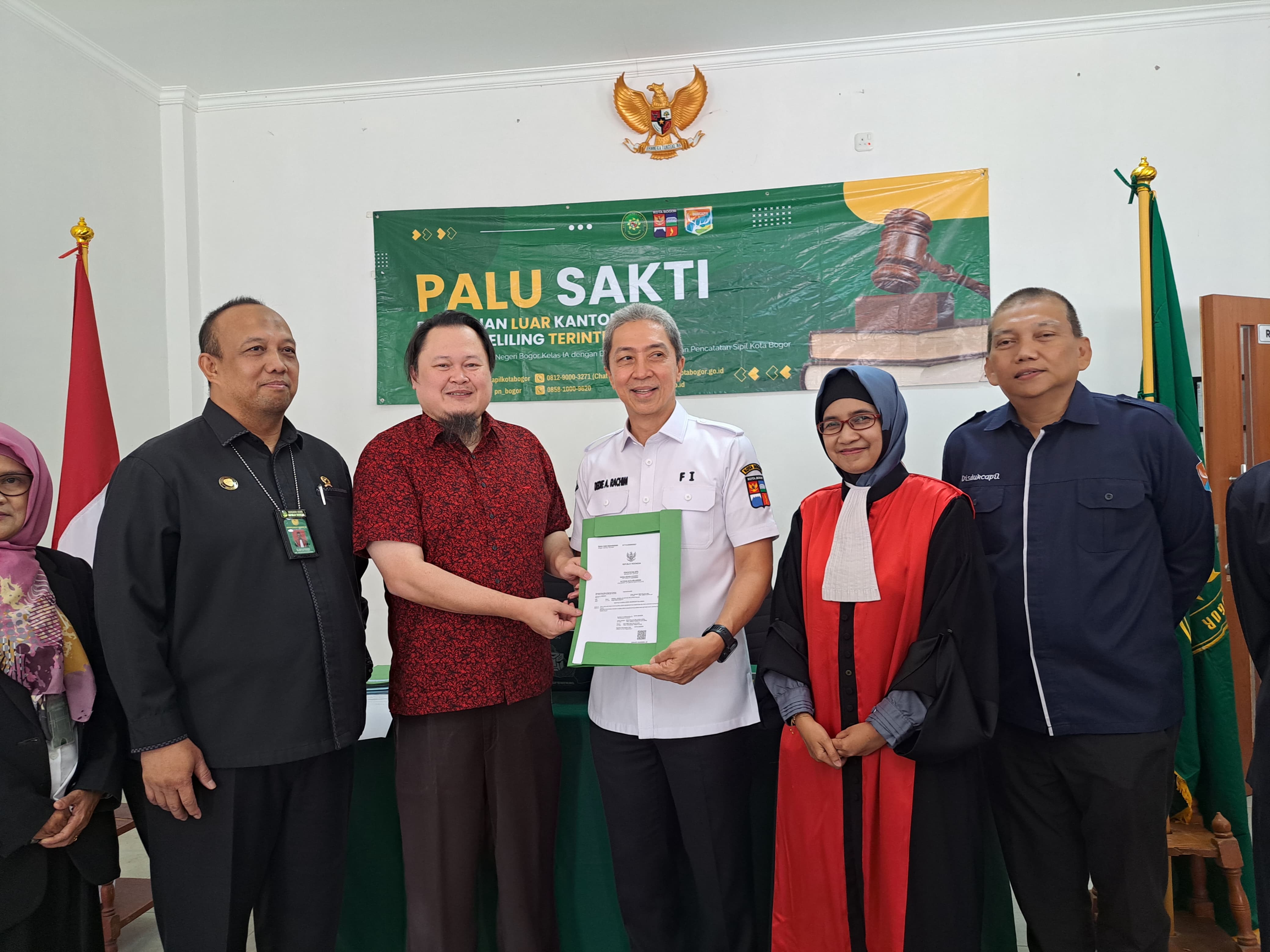Layanan Palu Sakti di Kecamatan Bogor Utara pada Selasa (29/4/2025).