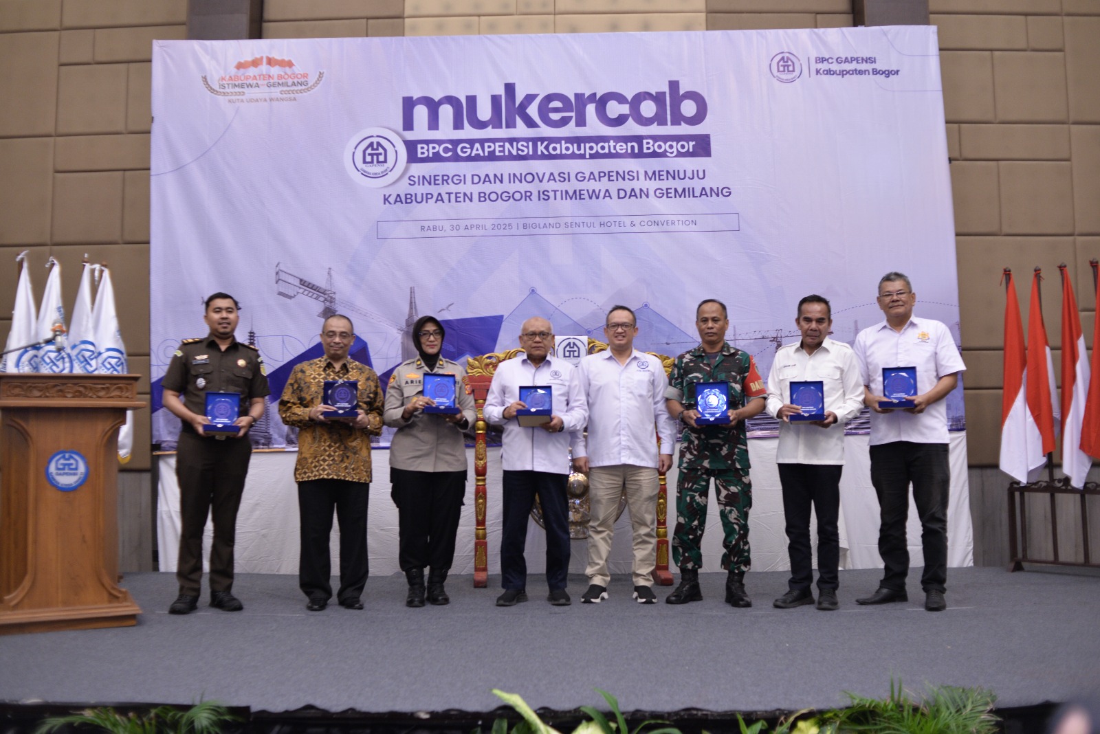 Gapensi Kabupaten Bogor mengadakan Mukercab ke-IX 2025.
