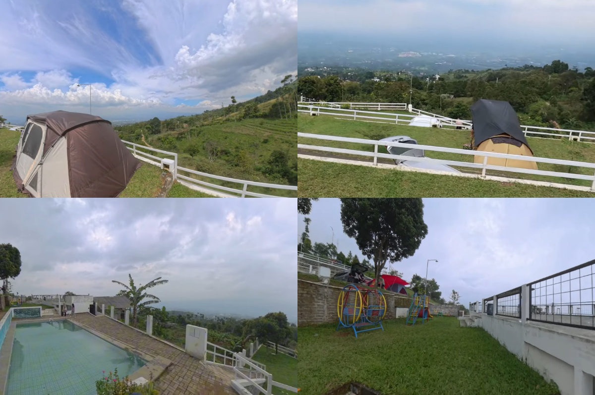 View cantik di Raya Campground Tajur Halang, Bogor.
