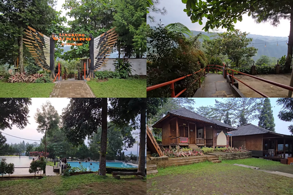 Liburan seru di  Lingkung Gunung, Bogor.