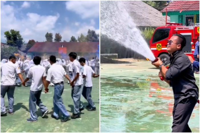 Suasana perpisahan di SMK Al Amin yang menyedot perhatian hingga dipuji Gubernur Jawa Barat Dedi Mulyadi.