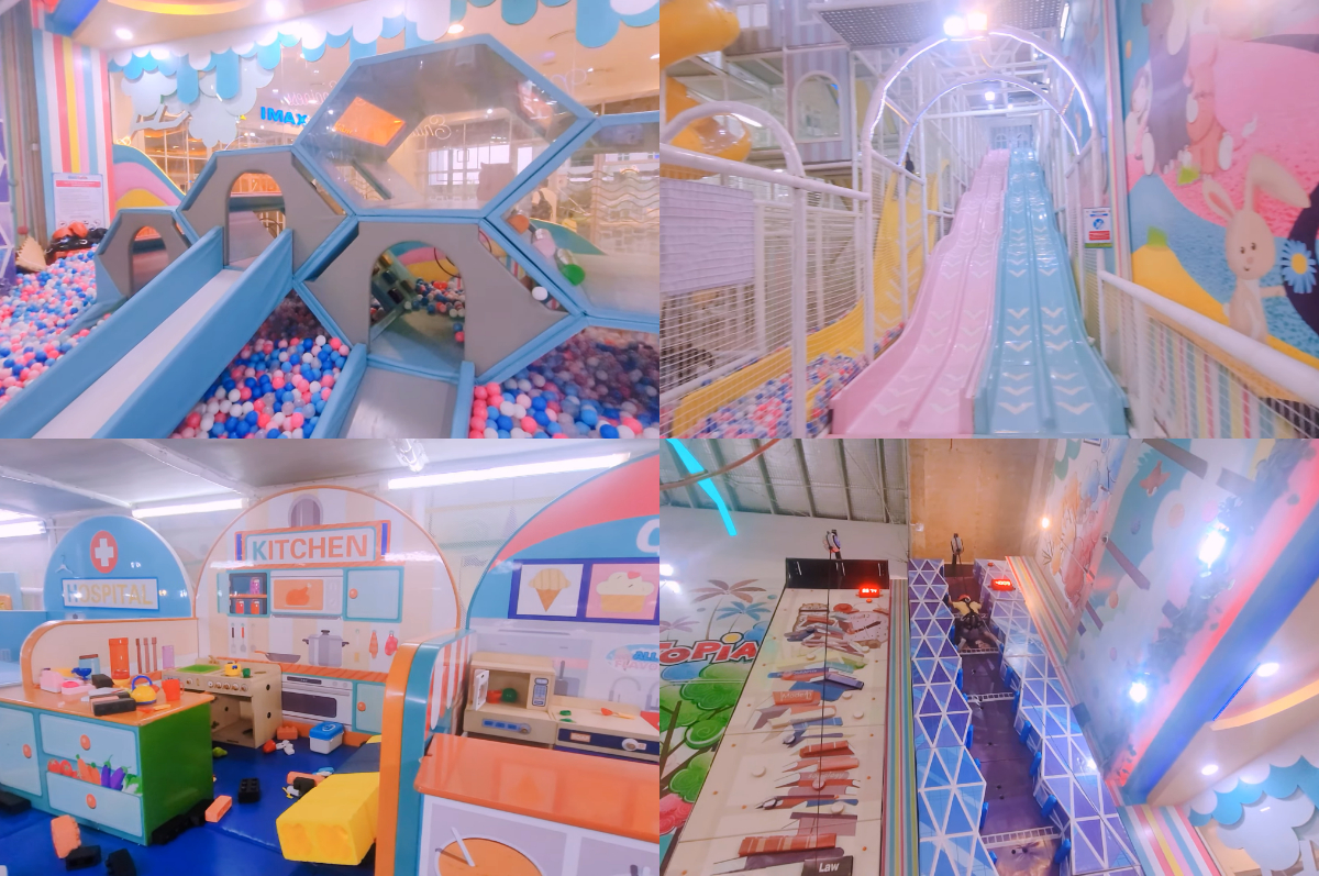 Keseruan main di Playtopia AEON Sentul City, Bogor.