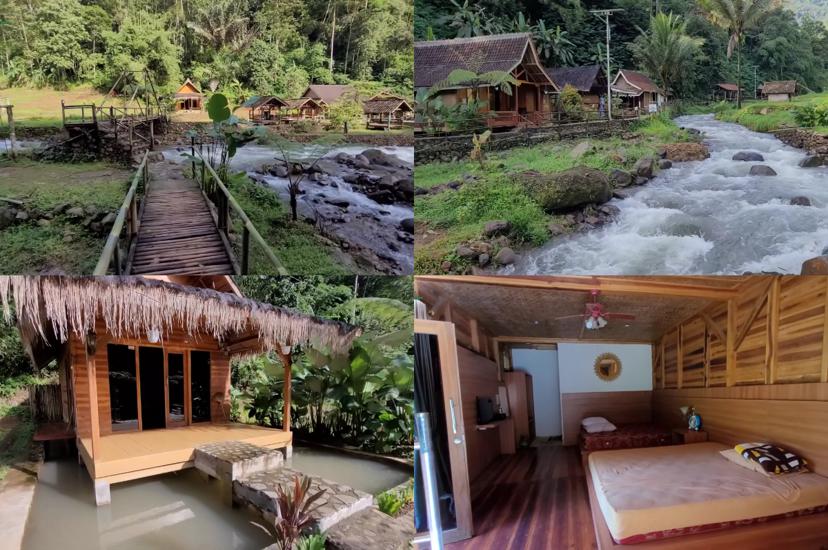 Staycation pinggir sungai di Villa Puteri River Inn.