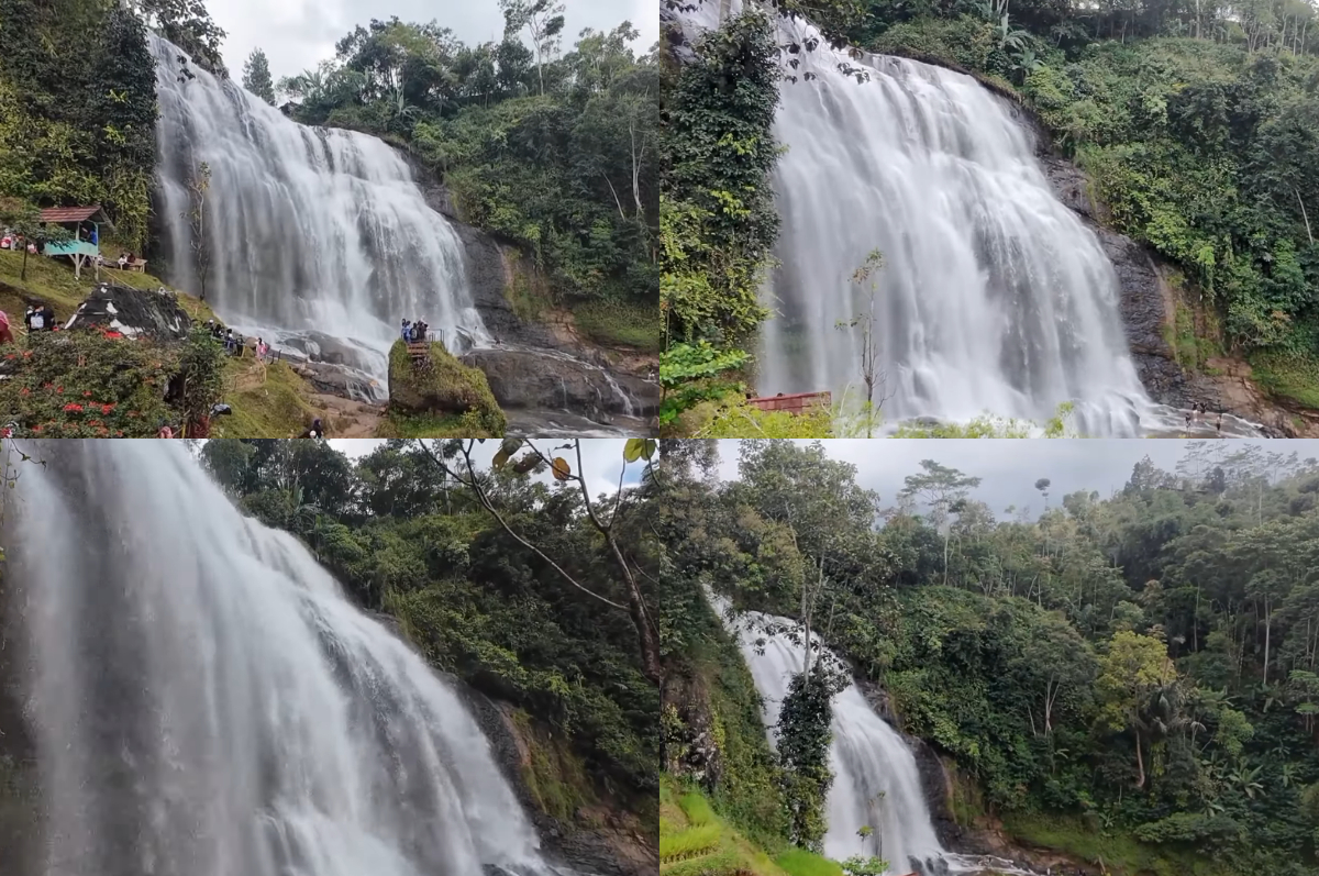 Pesona Niagara Mini di Parahiyangan, Curug Cikondang, Cianjur.