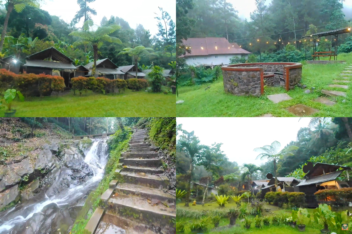 Herman Lantang Camp di kawasan Taman Nasional Gunung Halimun Salak, Bogor.