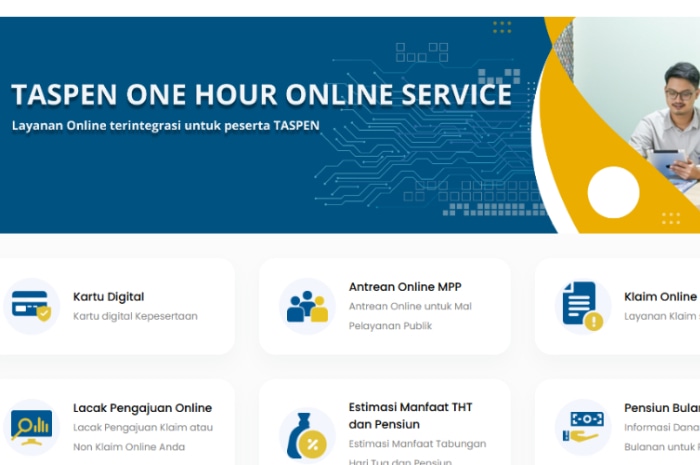 Laman website tos Taspen