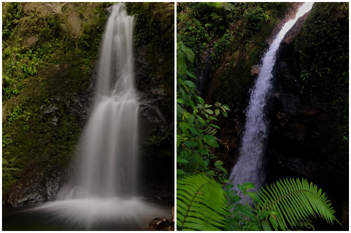 Pemandangan Curug Bidadari di kawasan Sentul Bogor.