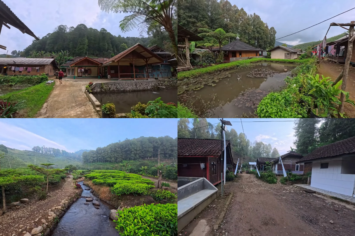 Wisata Kampung Stamplat Girang suasana dan pemandangannya cantik benget.