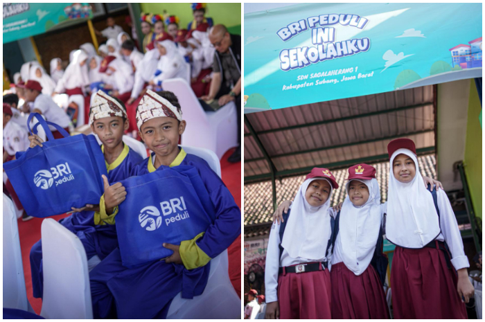 Program BRI Peduli Ini Sekolahku di SDN 1 Sagalaherang yang terletak di Kecamatan Sagalaherang, Kabupaten Subang, Jawa Barat.