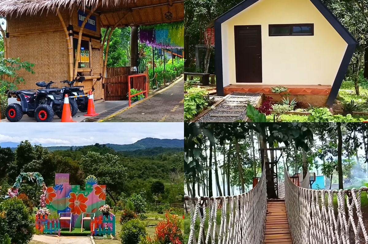 Destinasi wisata Philia Adventure Land di kawasan Jonggol.