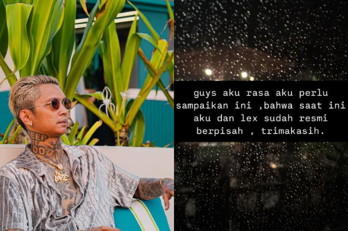 Young Lex dan Eriska Nakesya menyatakan sudah berpisah.