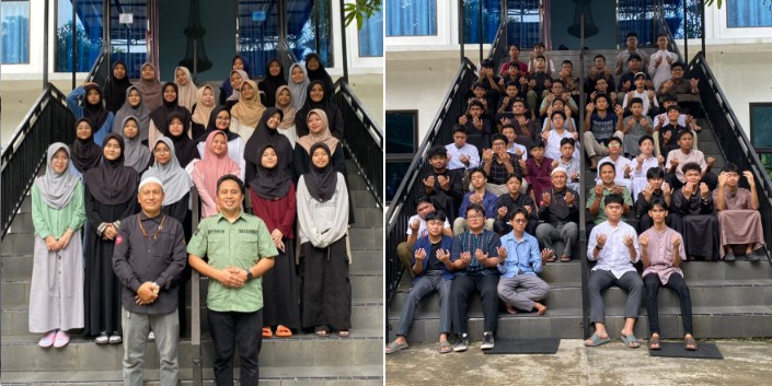 GM Pestigo, Sulkifly Baro memberikan motivasi kepada para siswa untuk masuk PTN favorit