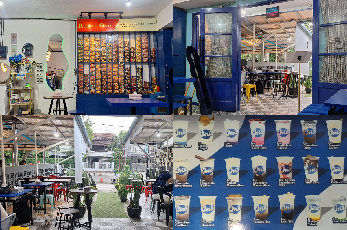 Rumah Onit, kafe deket Taman Heulang Bogor yang jadi favorit anak muda.