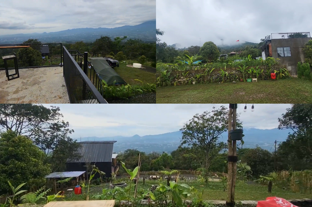 View di Tamasya Highland Campground Cijeruk, Bogor.