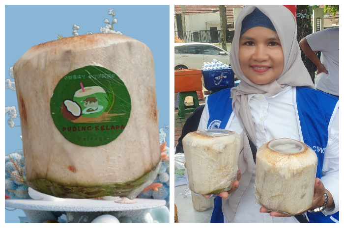 Puding Kelapa Valeeqa, produksi minuman segar dari UMKM Kota Bogor.