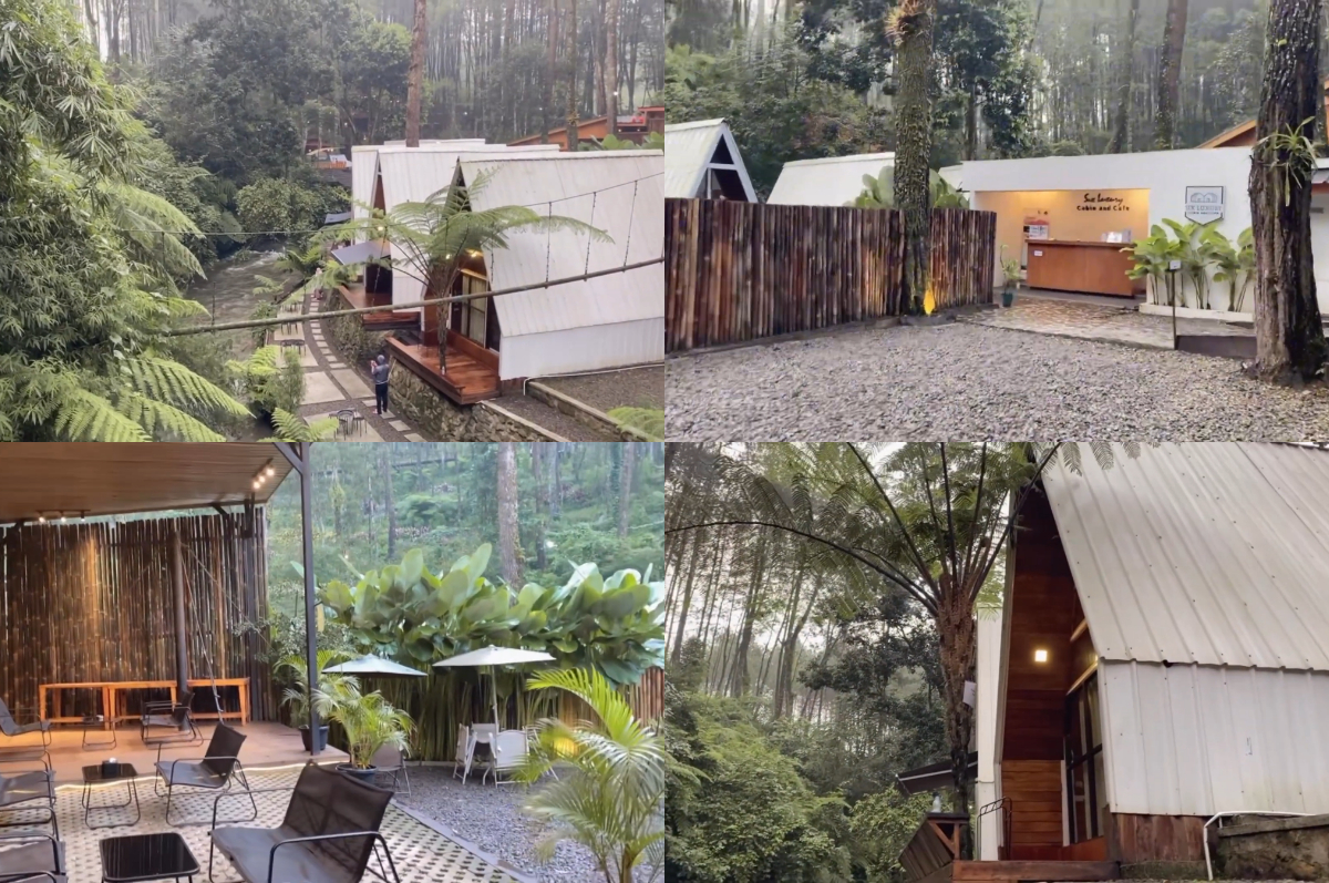 Suasana di Six Luxury Cabin and Cafe Pangalengan.