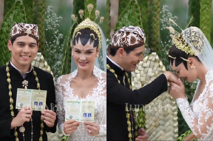 Artis Luna Maya dan Maxime Bouttier sudah jadi suami istri.