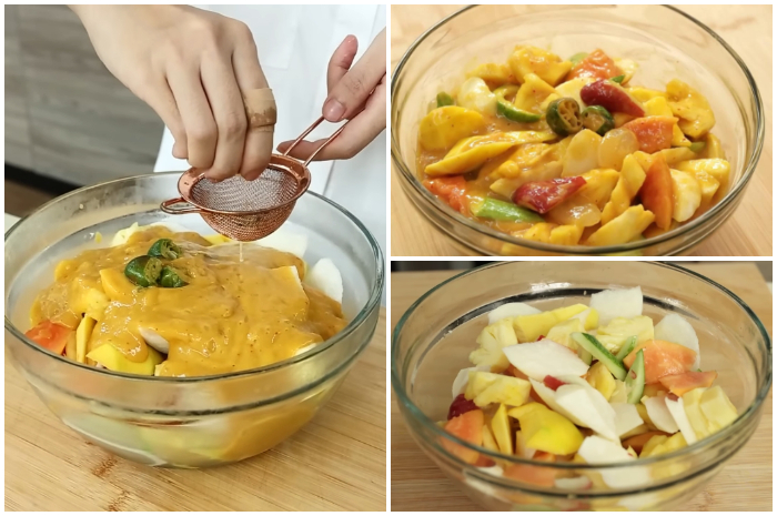 Rujak Aceh Mangga Kuweni yang bikin menggoda dan menggoyang lidah.