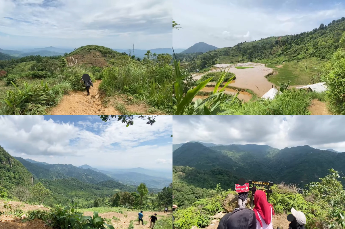 Pendakian singkat di Gunung Kuta, Bogor. View keren, cocok buat healing tanpa ribet.