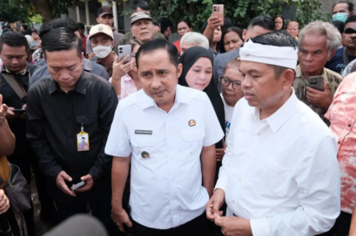 Gubernur Jawa Barat Dedi Mulyadi saat berada di Kota Depok, Kamis (8/5/2025).