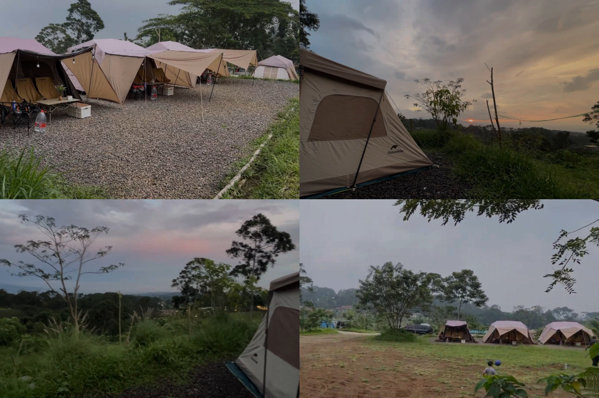 Suasana sejuk dan tenang di Tiara Camp, cocok untuk quality time bersama keluarga tercinta.